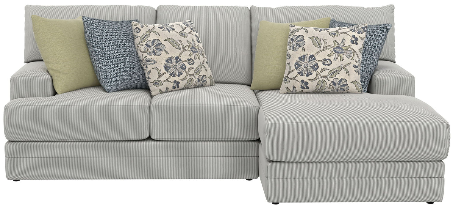 Stockbridge - Sectional With Comfort Coil Seating And 9 Accent Pillows Included – Stationary Sectionals by Jackson at Furniture Wholesale Plus , Nashville furniture store