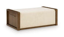 Marxmore - Upholstered Ottoman With Storage - Brown – Storage Ottomans by Signature Design by Ashley® at Furniture Wholesale Plus , Nashville furniture store
