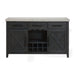 Axel - Server - Light Gray / Espresso – Servers by Elements International at Furniture Wholesale Plus , Nashville furniture store