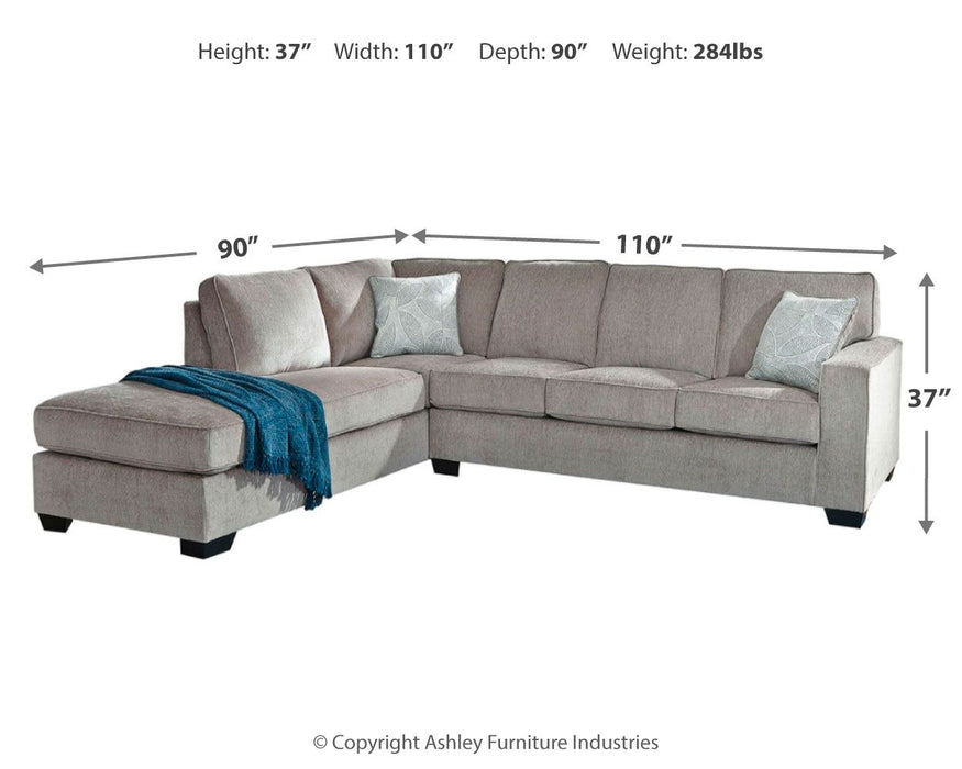 Altari - Sleeper Sectional – Stationary Sectionals by Signature Design by Ashley® at Furniture Wholesale Plus , Nashville furniture store