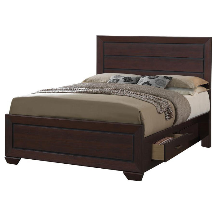 Kauffman - Transitional Storage Bed Bedroom Set – 4 Piece Bedroom Sets by CoasterEveryday at Furniture Wholesale Plus , Nashville furniture store