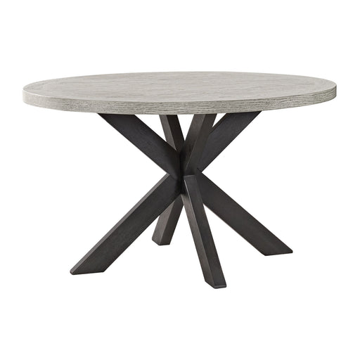 Axel - Round Dining Table - Espresso / Light Gray – Dining Tables by Elements International at Furniture Wholesale Plus , Nashville furniture store