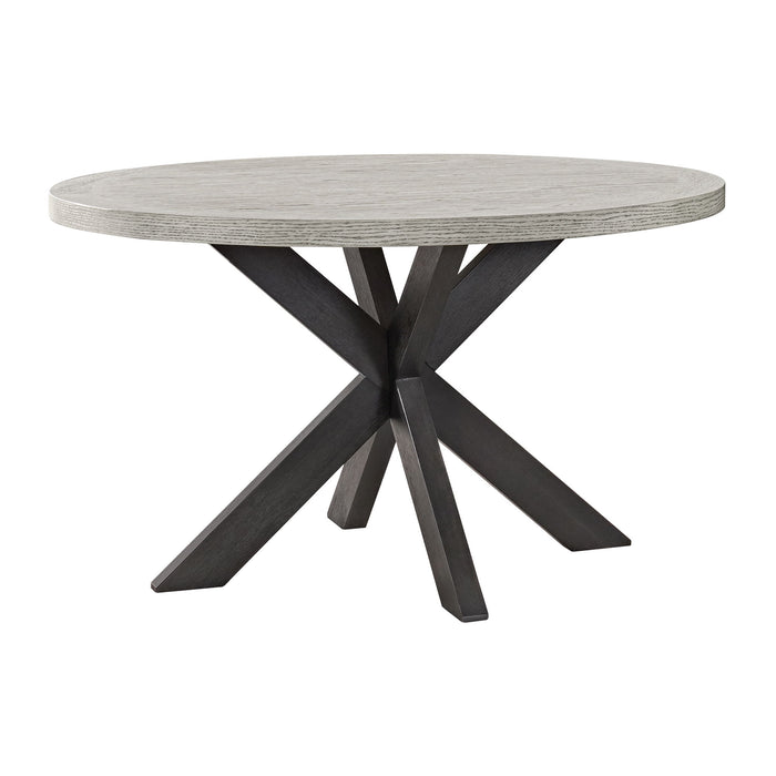 Axel - Round Dining Table - Espresso / Light Gray – Dining Tables by Elements International at Furniture Wholesale Plus , Nashville furniture store