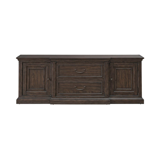 Paradise Valley - 78" Entertainment Console - Saddle Brown – TV Stands by Liberty Furniture at Furniture Wholesale Plus , Nashville furniture store
