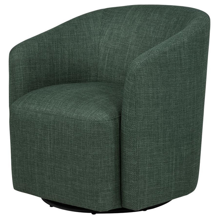 Mossbrook - Fabric Upholstered Swivel Accent Chair – Swivel Chairs by Coaster Fine Furniture at Furniture Wholesale Plus , Nashville furniture store
