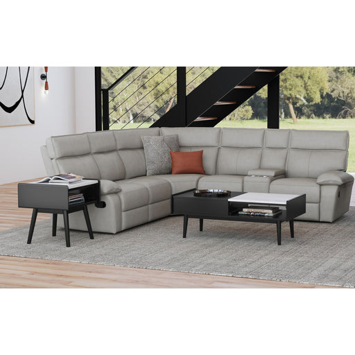 Lanette - End Table With White Marble Top - Black – End Tables by Elements International at Furniture Wholesale Plus , Nashville furniture store