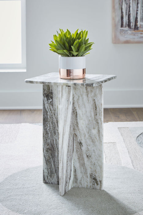 Keithwell - Square Accent Table - Gray – Accent Tables by Signature Design by Ashley® at Furniture Wholesale Plus , Nashville furniture store