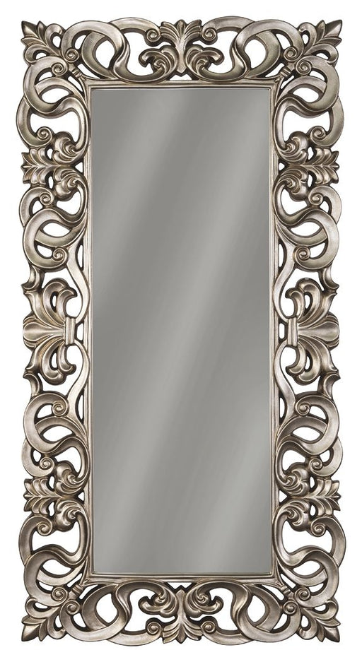 Lucia - Antique Silver Finish - Floor Mirror - Premium Floor Mirrors from Signature Design by Ashley® - Just $428! Shop now at Furniture Wholesale Plus  We are the best furniture store in Nashville, Hendersonville, Goodlettsville, Madison, Antioch, Mount Juliet, Lebanon, Gallatin, Springfield, Murfreesboro, Franklin, Brentwood