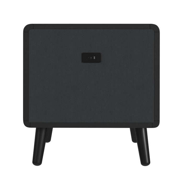 Halo - Square Smart End Table - Black – End Tables by Elements International at Furniture Wholesale Plus , Nashville furniture store