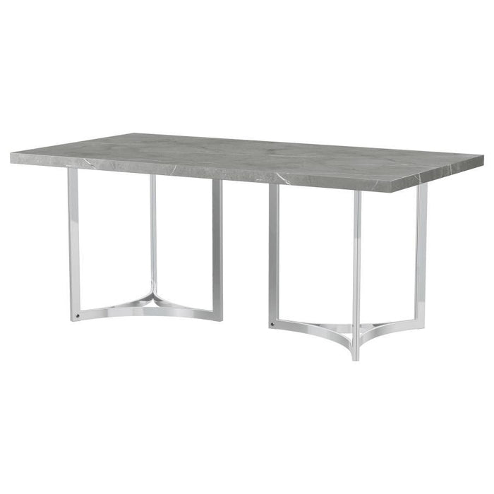 Sterling - Rectangular Dining Table - Gray – Dining Tables by Coaster Fine Furniture at Furniture Wholesale Plus , Nashville furniture store