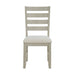 Farmington - Ladder Back Dining Side Chair (Set of 2) - Washed Stone / Light Beige – Chair Sets by Elements International at Furniture Wholesale Plus , Nashville furniture store