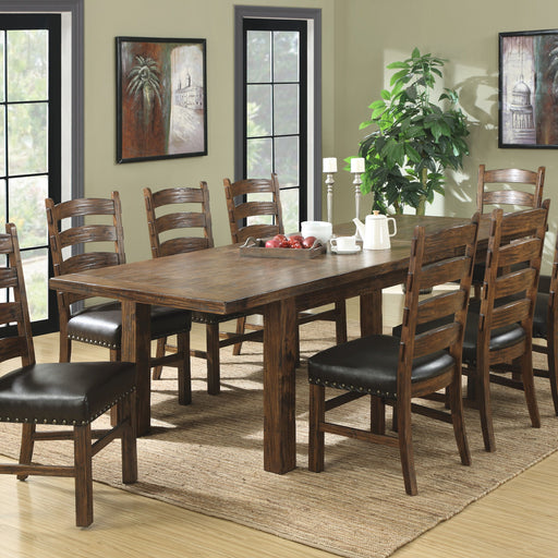 Chambers Creek - Ext Dining Table - Rustic Pine - Premium Dining Tables with Extensions from Emerald Home - Just $949! Shop now at Furniture Wholesale Plus  We are the best furniture store in Nashville, Hendersonville, Goodlettsville, Madison, Antioch, Mount Juliet, Lebanon, Gallatin, Springfield, Murfreesboro, Franklin, Brentwood