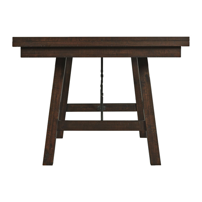 Jax - 6 Piece Dining Set (72" Table, Four Chairs And Bench) - Cherry – 6 Piece Dining Room Sets by Elements International at Furniture Wholesale Plus , Nashville furniture store