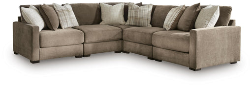 Camellia-Court - 5-Piece Sectional - Coffee – Stationary Sectionals by Benchcraft® at Furniture Wholesale Plus , Nashville furniture store