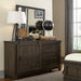 Thornwood Hills - 3 Drawers Dresser & Mirror - Rock Beaten Brown – Dresser & Mirror by Liberty Furniture at Furniture Wholesale Plus , Nashville furniture store