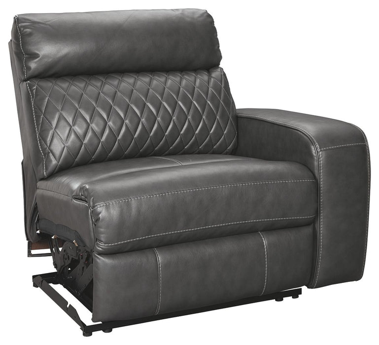 Samperstone - Power Reclining Sectional – Reclining Sectionals by Signature Design by Ashley® at Furniture Wholesale Plus , Nashville furniture store