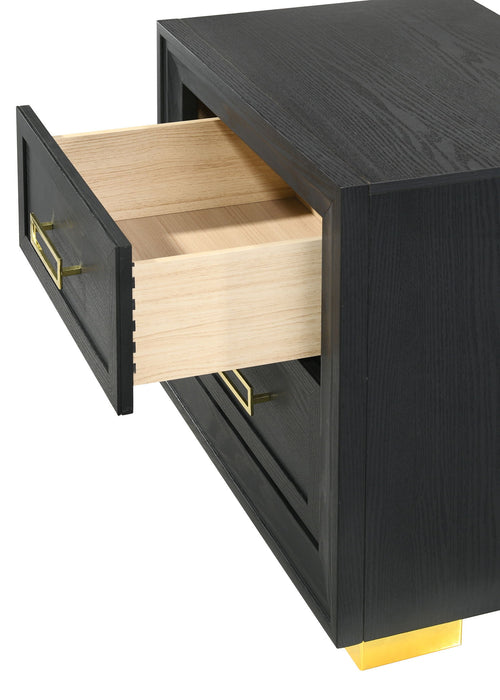 Pepe - Nightstand - Black – Accent Nightstands by Crown Mark at Furniture Wholesale Plus , Nashville furniture store