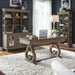 Simply Elegant - 3 Piece Home Office Set (Desk & Hutch Set) - Heathered Taupe – 3 Piece Home Office Sets by Liberty Furniture at Furniture Wholesale Plus , Nashville furniture store