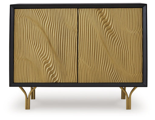 Tayner - Accent Cabinet - Black / Gold Finish – Accent Cabinets by Signature Design by Ashley® at Furniture Wholesale Plus , Nashville furniture store