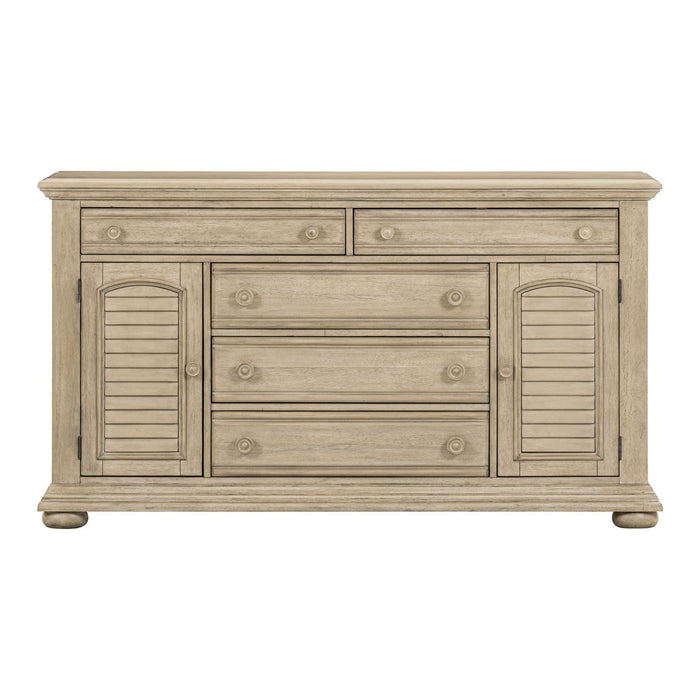 Summer House - 2 Door 5 Drawer Dresser - Sand Dune – Dressers by Liberty Furniture at Furniture Wholesale Plus , Nashville furniture store