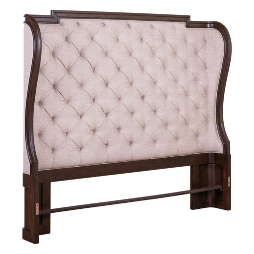 Provence Park - Upholstered Shelter Headboard – Upholstered Headboards by Liberty Furniture at Furniture Wholesale Plus , Nashville furniture store