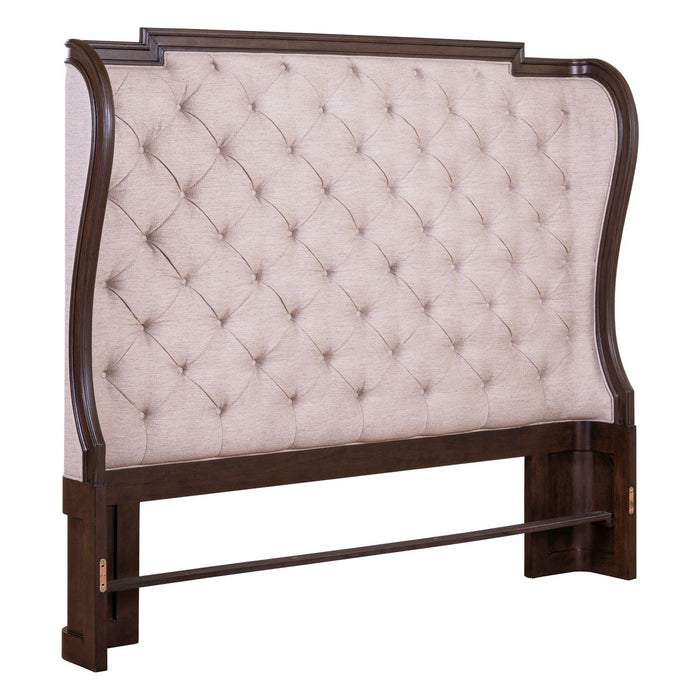 Providence Park - Upholstered Shelter Headboard – Upholstered Headboards by Liberty Furniture at Furniture Wholesale Plus , Nashville furniture store