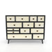 Papillon - 13 Drawers Sideboard - Black – Sideboards by Steve Silver Furniture at Furniture Wholesale Plus , Nashville furniture store
