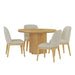 Rosalie - Standard Height Round Dining Set – 5 Piece Dining Room Sets by Elements International at Furniture Wholesale Plus , Nashville furniture store
