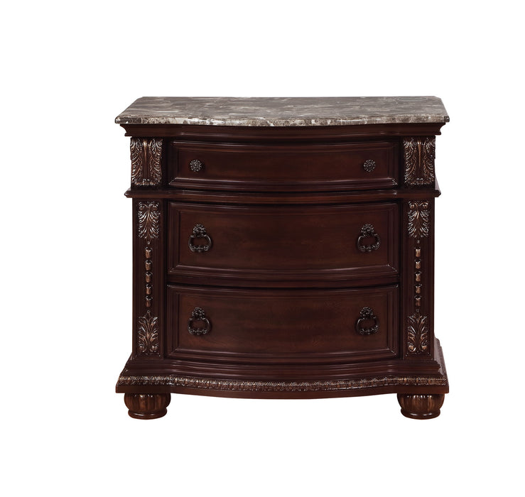 Stanley - Nightstand - Cherry – Accent Nightstands by Crown Mark at Furniture Wholesale Plus , Nashville furniture store