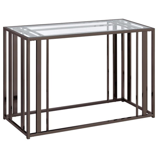 Adri - Glass Top Entryway Sofa Console Table – Console Tables by Coaster Fine Furniture at Furniture Wholesale Plus , Nashville furniture store