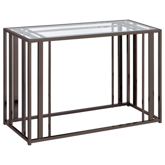 Adri - Glass Top Entryway Sofa Console Table – Console Tables by Coaster Fine Furniture at Furniture Wholesale Plus , Nashville furniture store