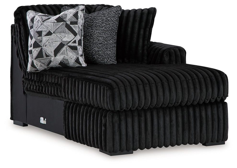 Midnight-Madness - Sectional - Premium Stationary Sectionals from Signature Design by Ashley® - Just $1208! Shop now at Furniture Wholesale Plus  We are the best furniture store in Nashville, Hendersonville, Goodlettsville, Madison, Antioch, Mount Juliet, Lebanon, Gallatin, Springfield, Murfreesboro, Franklin, Brentwood