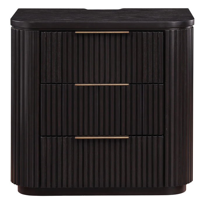 Henry - Nightstand With USB-C – Nightstands w/ Charging Stations by Steve Silver Furniture at Furniture Wholesale Plus , Nashville furniture store