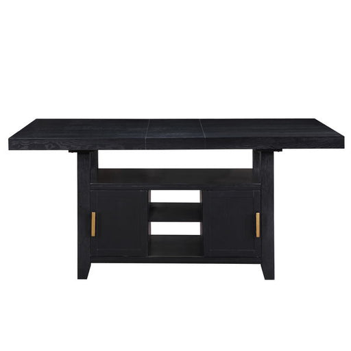 Yves - Dining Table - Black – Dining Tables by Steve Silver Furniture at Furniture Wholesale Plus , Nashville furniture store