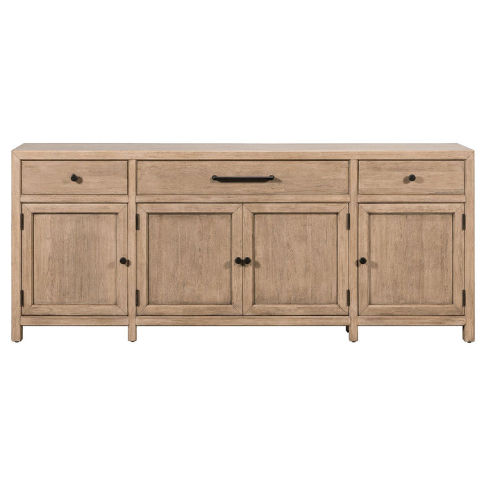 Proximity Place - 82" TV Console - Barley Buff – TV Stands by Liberty Furniture at Furniture Wholesale Plus , Nashville furniture store