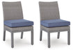 Half Moon Beach - Side Chair With Cushion (Set of 2) - Blue / Gray – Chair Sets by Signature Design by Ashley® at Furniture Wholesale Plus , Nashville furniture store