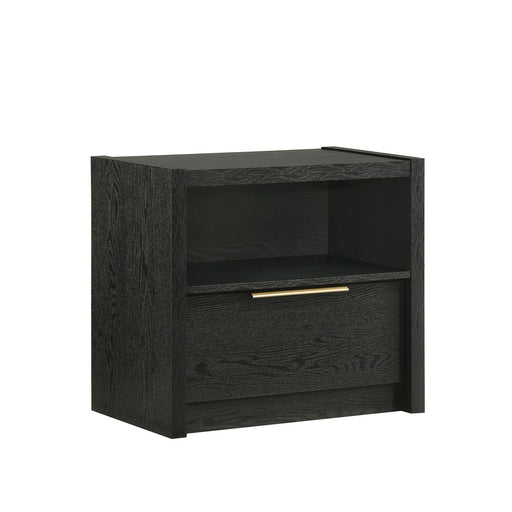 South Bend - Nightstand With USB - Black – Nightstands w/ Charging Stations by Elements International at Furniture Wholesale Plus , Nashville furniture store
