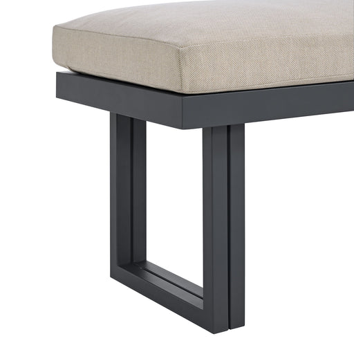 Playa - Dining Bench - Dark Gray / Beige – Benches by Elements International at Furniture Wholesale Plus , Nashville furniture store