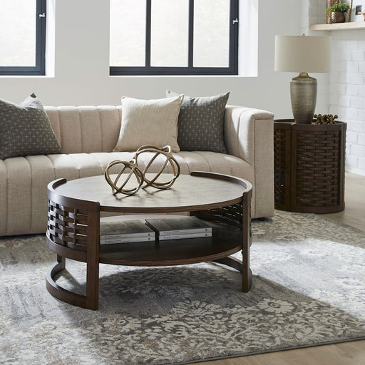 Warren Park - Optional 3 Piece Set - Coffee Brown – Table Sets by Liberty Furniture at Furniture Wholesale Plus , Nashville furniture store