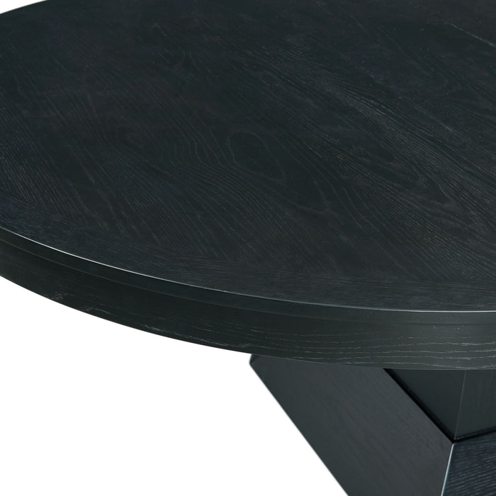 Maddox - Oval Dining Table - Black – Dining Tables by Elements International at Furniture Wholesale Plus , Nashville furniture store