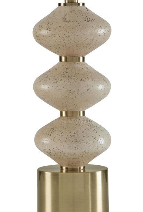 Wardthrone - Poly Table Lamp - Beige / Gold Finish – Table Lamps by Signature Design by Ashley® at Furniture Wholesale Plus , Nashville furniture store