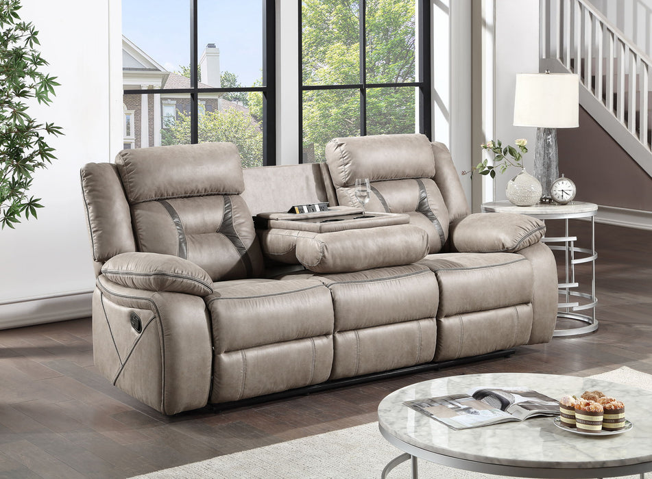 Tyson - Reclining Glider Console - Pearl Silver – Reclining Loveseats by Steve Silver Furniture at Furniture Wholesale Plus , Nashville furniture store