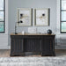 Meritage - Jr Executive Desk - Aged Charcoal – Executive Desks by Liberty Furniture at Furniture Wholesale Plus , Nashville furniture store