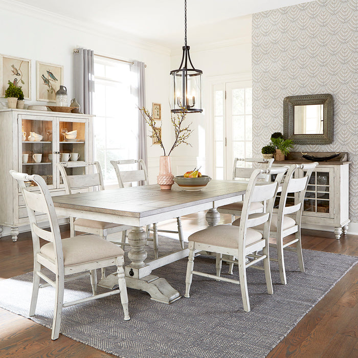 Whitney - Trestle Table Set – 5 Piece Dining Room Sets by Liberty Furniture at Furniture Wholesale Plus , Nashville furniture store