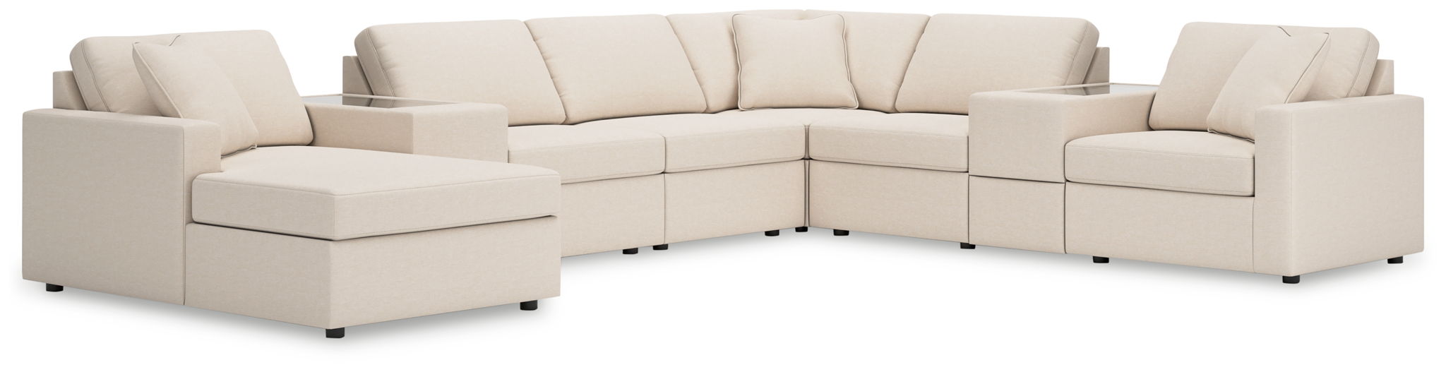 Modmax - Oyster - Sectional – Stationary Sectionals by Signature Design by Ashley® at Furniture Wholesale Plus , Nashville furniture store