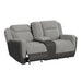 Hornet - Motion Glider Loveseat With Console – Reclining Loveseats by Elements International at Furniture Wholesale Plus , Nashville furniture store
