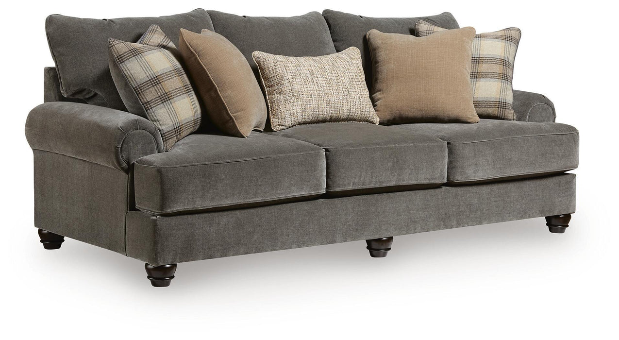 Tallow Creek - Sofa - Shadow – Stationary Sofas by Signature Design by Ashley® at Furniture Wholesale Plus , Nashville furniture store