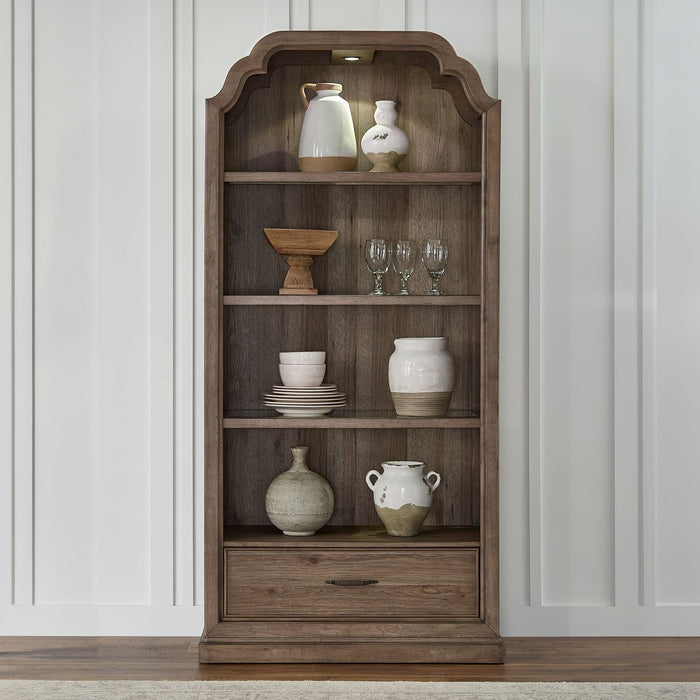 Hickory Grove - Display Cabinet - Heirloom Brown – Display Cabinets by Liberty Furniture at Furniture Wholesale Plus , Nashville furniture store