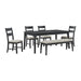 Garcia - Dining Set – 6 Piece Dining Room Sets by Elements International at Furniture Wholesale Plus , Nashville furniture store