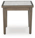 Rainier Ranch - Brown / Beige - Square End Table - Premium End Tables from Signature Design by Ashley® - Just $368! Shop now at Furniture Wholesale Plus  We are the best furniture store in Nashville, Hendersonville, Goodlettsville, Madison, Antioch, Mount Juliet, Lebanon, Gallatin, Springfield, Murfreesboro, Franklin, Brentwood
